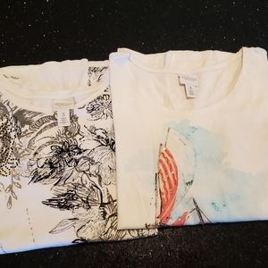 Two Chico's Summer Tops
